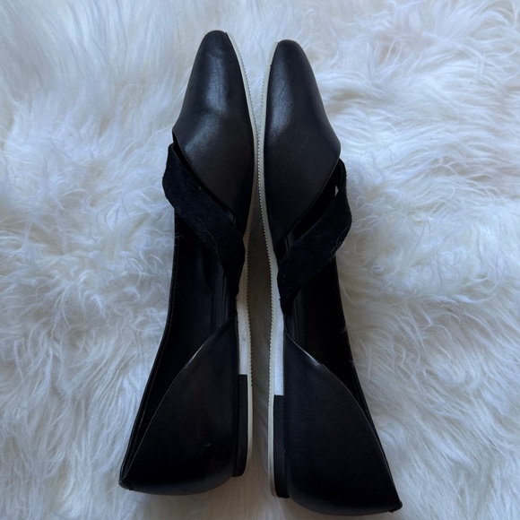 Anthropologie SAVA SOFTWALK D'ORSAY LENNOX FLATS SHOE Black size 39 US 8 - Picture 7 of 8